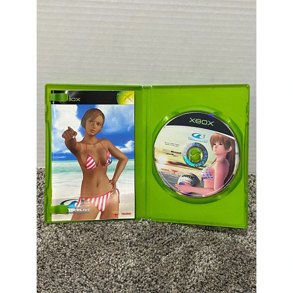 Video Game Dead or Alive Xtreme Beach Volleyball Xbox NTSC-J Tecmo Excellent